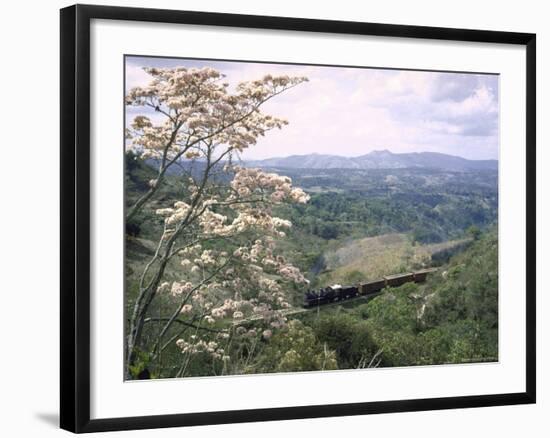 Narrow Gauge Rail Line Transporting Goods Between Guatemala and El Salvador-John Dominis-Framed Photographic Print