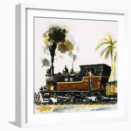 Narrow Guage Wt Class Bagnall-Built Tank Engine on the Western Railways-John S. Smith-Framed Giclee Print