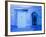 Narrow Lane, Chefchaouen, Morocco-Peter Adams-Framed Photographic Print