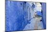 Narrow Lane, Chefchaouen, Morocco-Peter Adams-Mounted Photographic Print