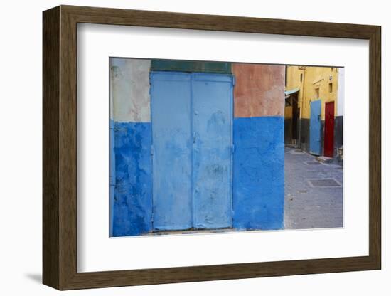 Narrow Street in the Medina (Old City), Tangier (Tanger), Morocco, North Africa, Africa-Bruno Morandi-Framed Photographic Print
