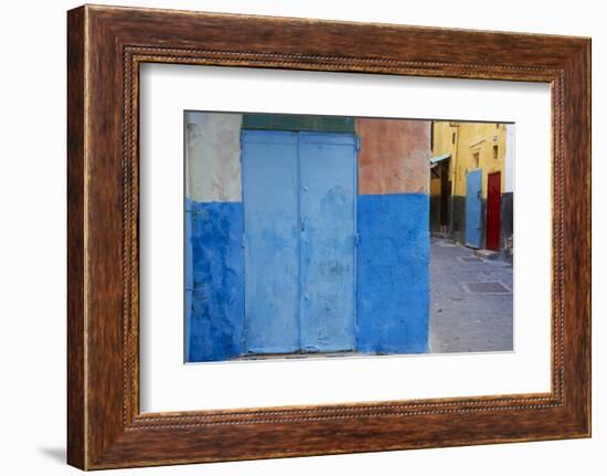 Narrow Street in the Medina (Old City), Tangier (Tanger), Morocco, North Africa, Africa-Bruno Morandi-Framed Photographic Print