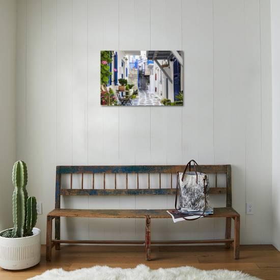 Narrow Street Whitewashed Buildings With Blue Paint Work Flowers Mykonos Town Chora Mykonos Photographic Print Eleanor Scriven Art Com Narrow Street Whitewashed Buildings With Blue Paint Work Flowers Mykonos Town Chora Mykonos Photographic Print Eleanor Scriven Art Com