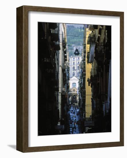 Narrow Streets of Naples, Italy-Demetrio Carrasco-Framed Photographic Print