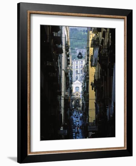 Narrow Streets of Naples, Italy-Demetrio Carrasco-Framed Photographic Print