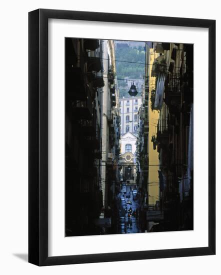 Narrow Streets of Naples, Italy-Demetrio Carrasco-Framed Photographic Print