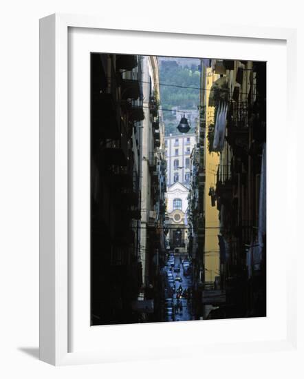 Narrow Streets of Naples, Italy-Demetrio Carrasco-Framed Photographic Print