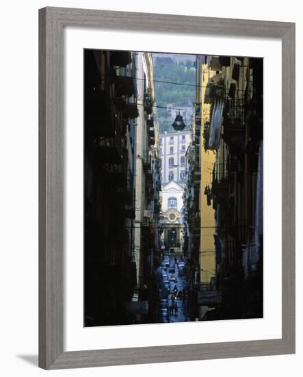 Narrow Streets of Naples, Italy-Demetrio Carrasco-Framed Photographic Print