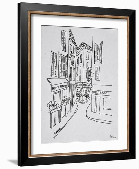 Narrow streets of Old Nice, Nice, France-Richard Lawrence-Framed Photographic Print