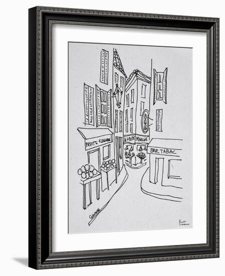 Narrow streets of Old Nice, Nice, France-Richard Lawrence-Framed Photographic Print