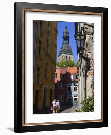 Narrow Streets of Riga, Lativa, Baltic States-Andrew Mcconnell-Framed Photographic Print