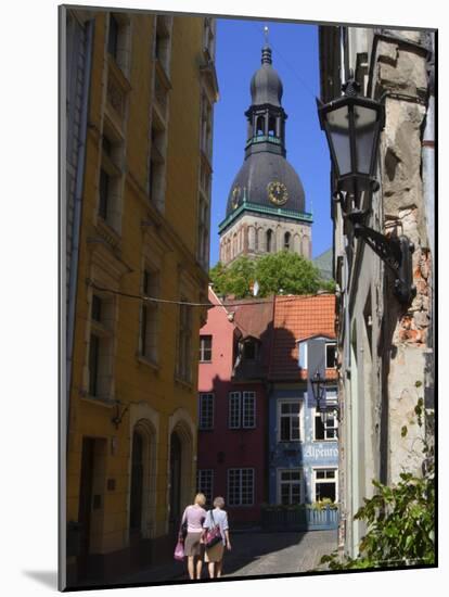 Narrow Streets of Riga, Lativa, Baltic States-Andrew Mcconnell-Mounted Photographic Print