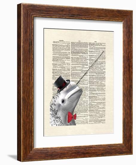 Narwhal Dandy-Matt Dinniman-Framed Art Print