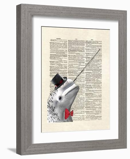 Narwhal Dandy-Matt Dinniman-Framed Art Print