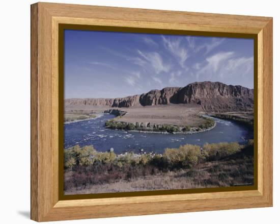 Naryn River, Kyrgistan (Kyrgyzstan) (Kirghizstan), Fsu, Central Asia, Asia-David Beatty-Framed Premier Image Canvas