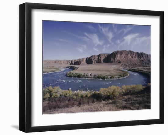 Naryn River, Kyrgistan (Kyrgyzstan) (Kirghizstan), Fsu, Central Asia, Asia-David Beatty-Framed Photographic Print