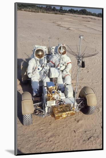 Nasa Astronauts James Irwin and David Scott Testing Lunar Vehicle for Apollo 15, Mojave Desert, 197-Ralph Morse-Mounted Photographic Print