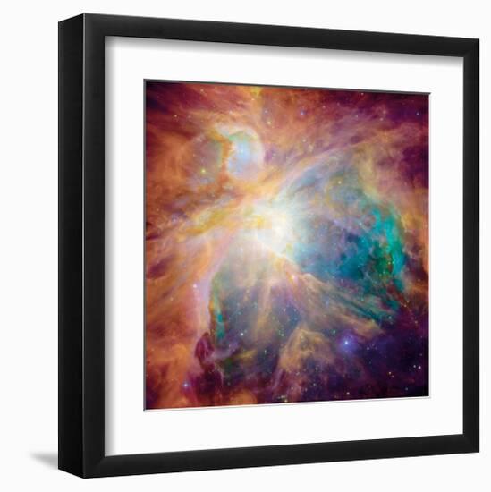 NASA - Chaos in Orion-null-Framed Art Print