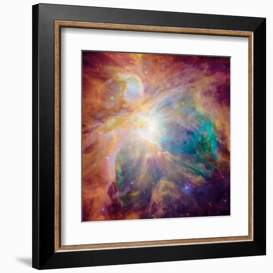 NASA - Chaos in Orion-null-Framed Art Print