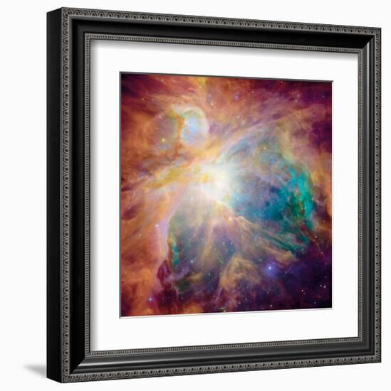 NASA - Chaos in Orion-null-Framed Art Print