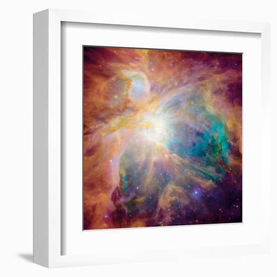 NASA - Chaos in Orion-null-Framed Art Print