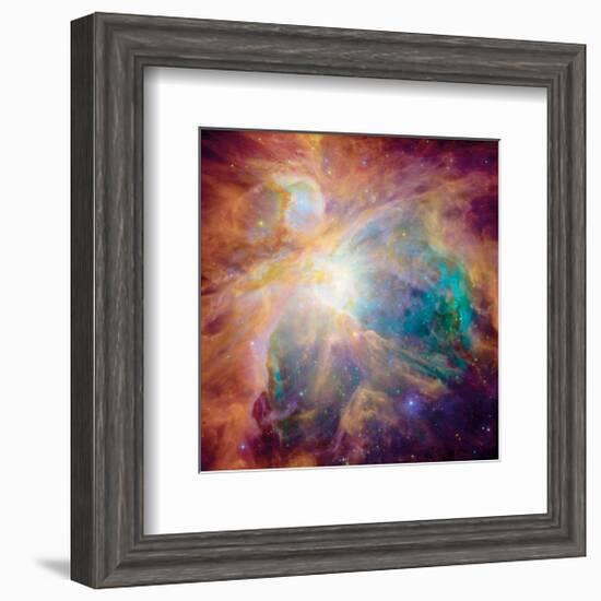 NASA - Chaos in Orion-null-Framed Art Print