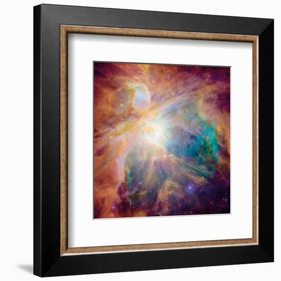 NASA - Chaos in Orion-null-Framed Art Print