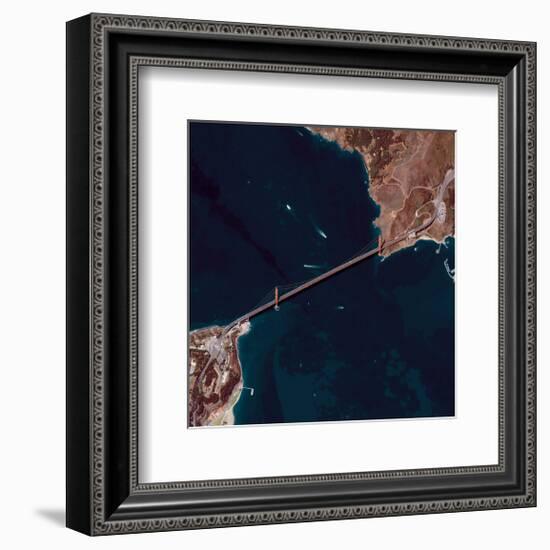 NASA - Golden Gate Bridge-null-Framed Art Print