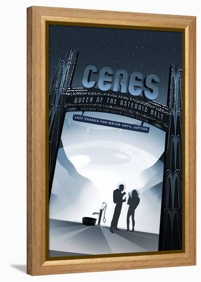 NASA/JPL: Visions Of The Future - Ceres-null-Framed Stretched Canvas