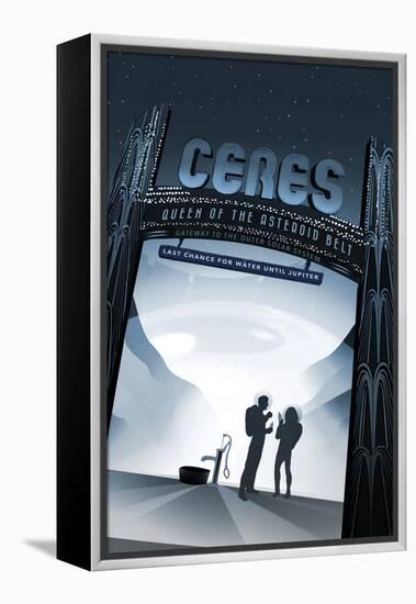 NASA/JPL: Visions Of The Future - Ceres-null-Framed Stretched Canvas