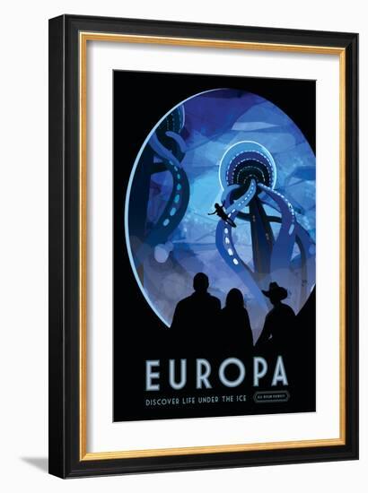 NASA/JPL: Visions Of The Future - Europa-null-Framed Art Print