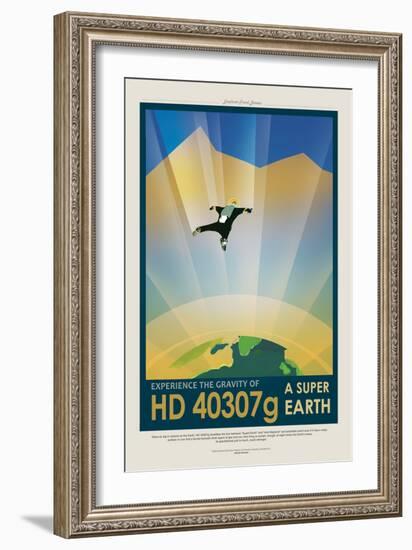 NASA/JPL: Visions Of The Future - Hd 40307G-null-Framed Art Print