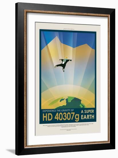 NASA/JPL: Visions Of The Future - Hd 40307G-null-Framed Art Print