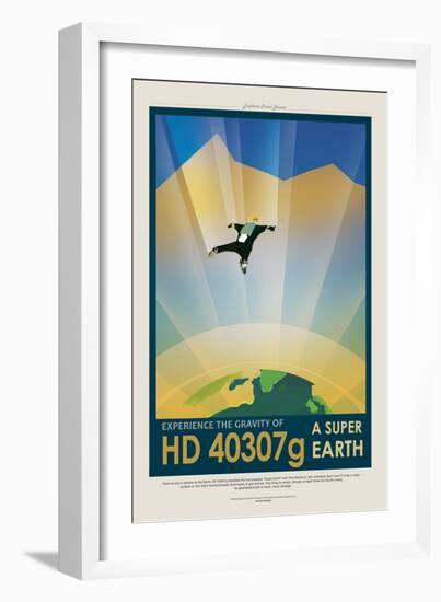 NASA/JPL: Visions Of The Future - Hd 40307G-null-Framed Art Print