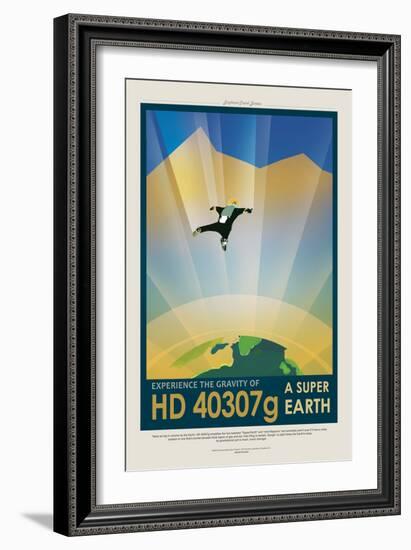 NASA/JPL: Visions Of The Future - Hd 40307G-null-Framed Art Print