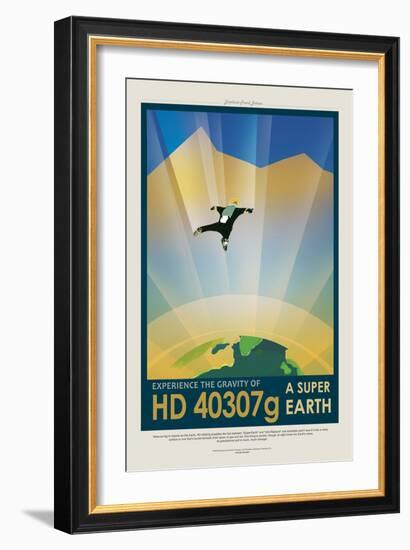 NASA/JPL: Visions Of The Future - Hd 40307G-null-Framed Art Print