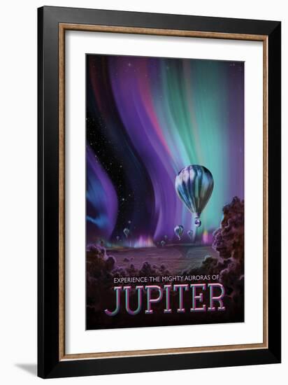 NASA/JPL: Visions Of The Future - Jupiter-null-Framed Premium Giclee Print