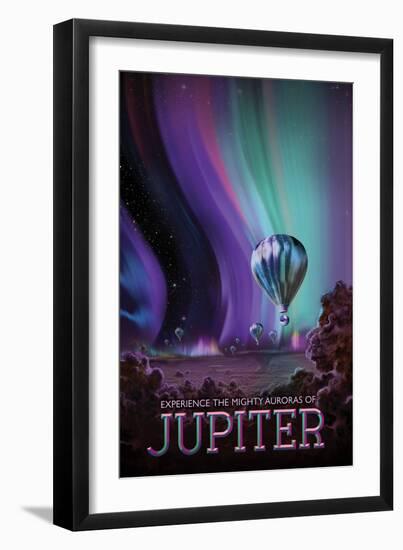 NASA/JPL: Visions Of The Future - Jupiter-null-Framed Premium Giclee Print