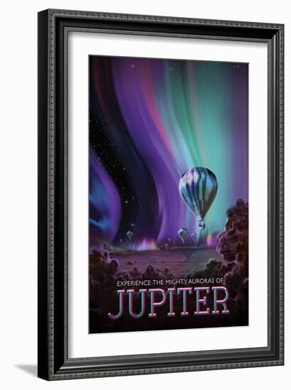 NASA/JPL: Visions Of The Future - Jupiter-null-Framed Premium Giclee Print