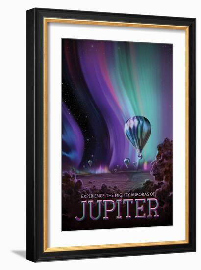 NASA/JPL: Visions Of The Future - Jupiter-null-Framed Premium Giclee Print