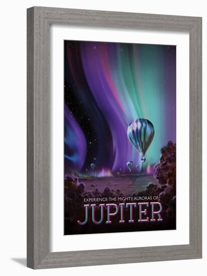 NASA/JPL: Visions Of The Future - Jupiter-null-Framed Art Print