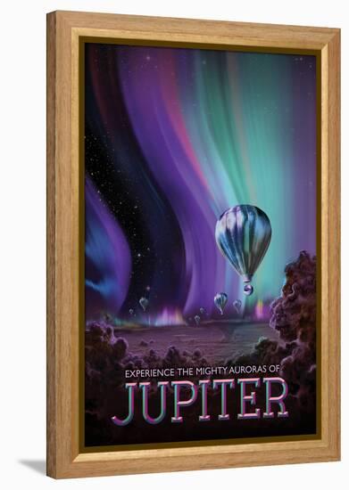 NASA/JPL: Visions Of The Future - Jupiter-null-Framed Stretched Canvas