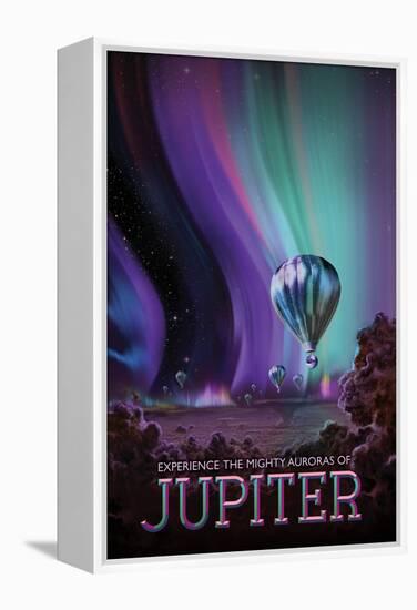 NASA/JPL: Visions Of The Future - Jupiter-null-Framed Stretched Canvas