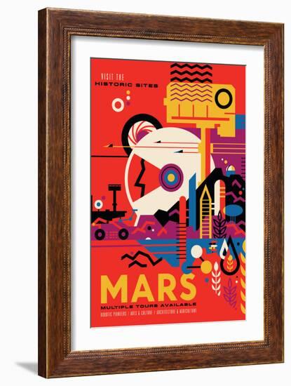 NASA/JPL: Visions Of The Future - Mars--Framed Art Print