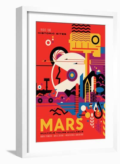 NASA/JPL: Visions Of The Future - Mars--Framed Art Print