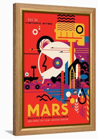 NASA/JPL: Visions Of The Future - Mars-null-Framed Stretched Canvas