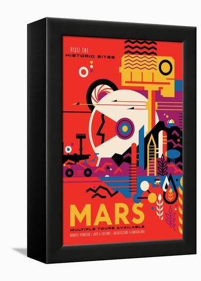 NASA/JPL: Visions Of The Future - Mars-null-Framed Stretched Canvas