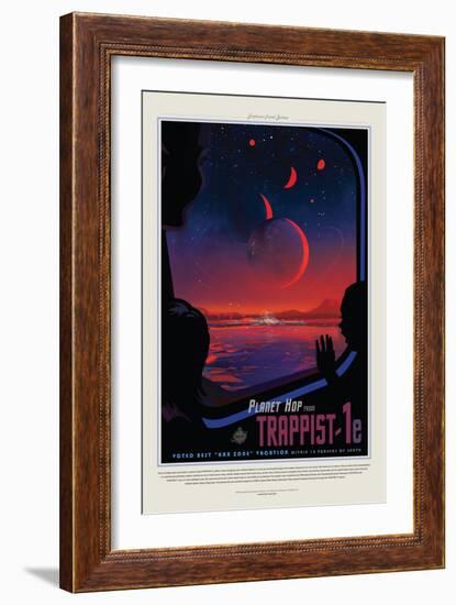 NASA/JPL: Visions Of The Future - Trappist-null-Framed Premium Giclee Print
