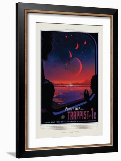 NASA/JPL: Visions Of The Future - Trappist-null-Framed Premium Giclee Print