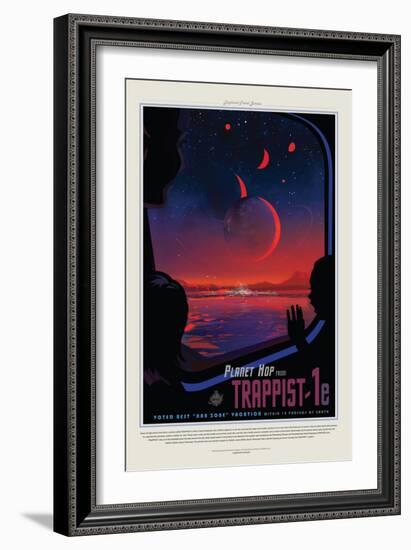 NASA/JPL: Visions Of The Future - Trappist-null-Framed Premium Giclee Print